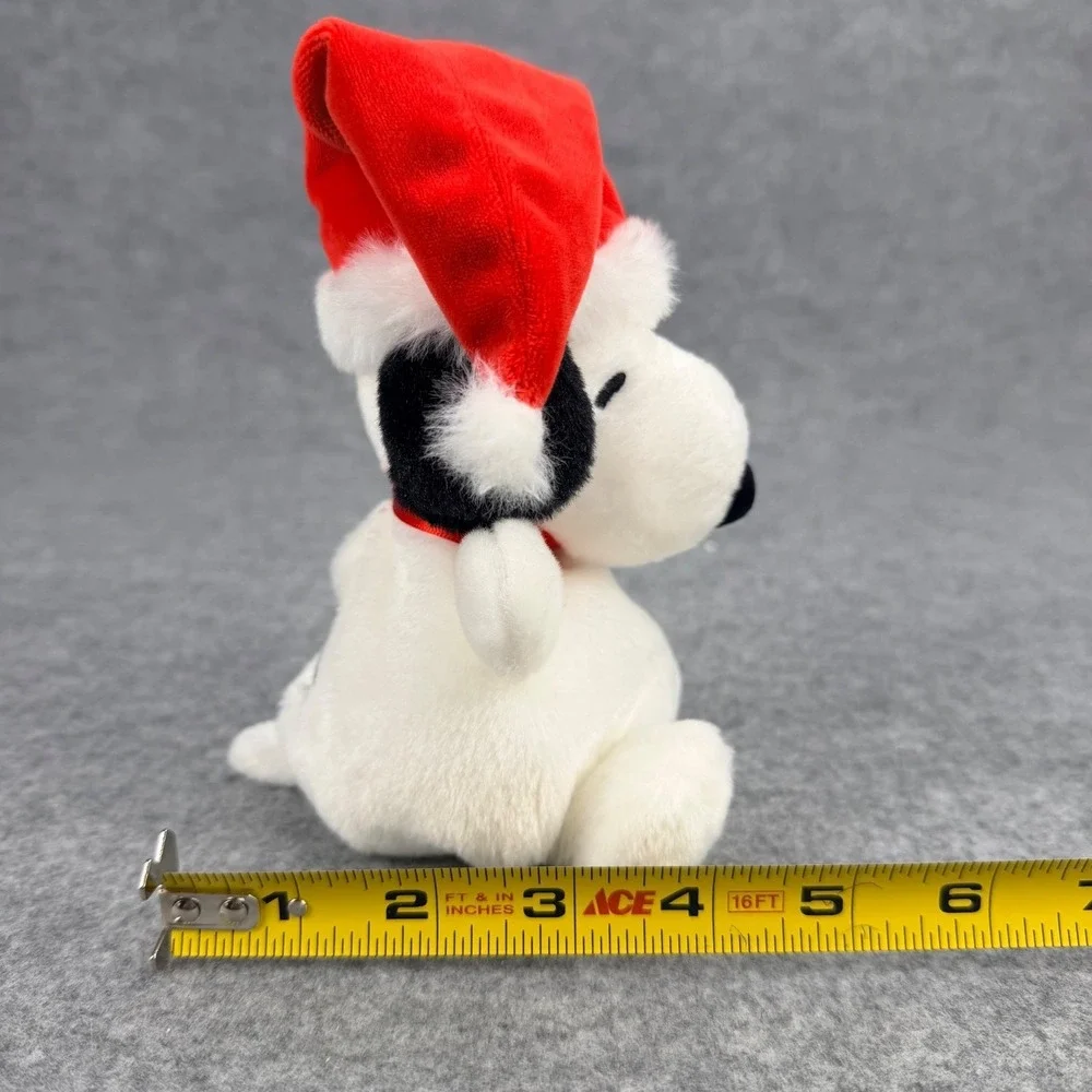 Aurora Peanuts Snoopy Santa Hat Christmas Plush 6